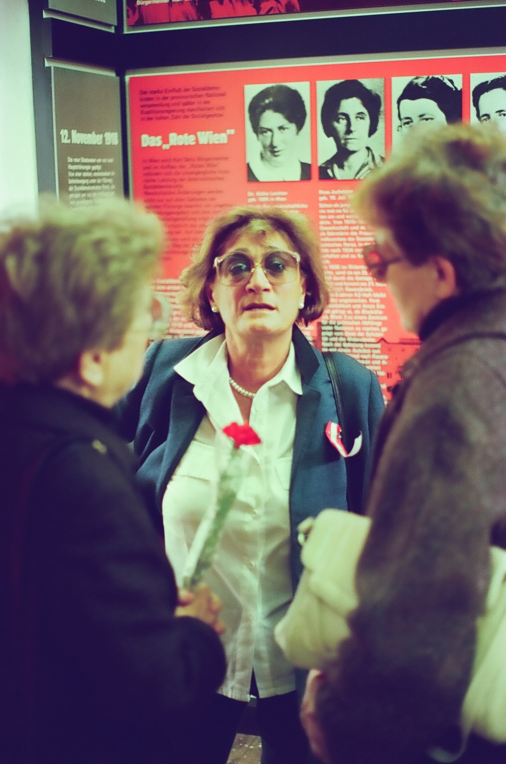 Lotte Brainin bei der Eröffnung der Ausstellung, Foto: Rainer Mayerhofer