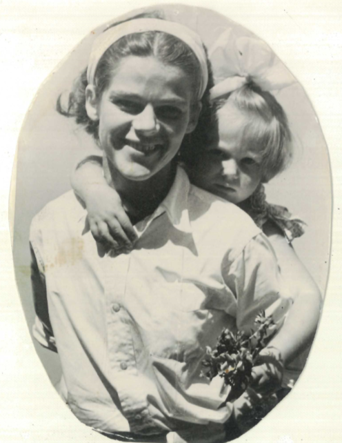 Lise Borsum mit ihrer Tochter Bente, Foto: privat