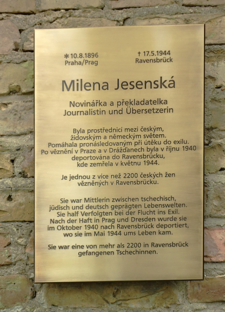 Gedenktafel Milena Jesenská